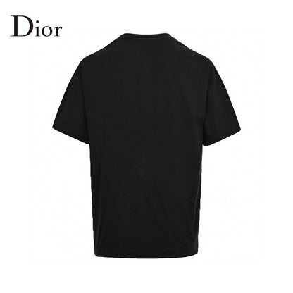 T-shirt noir minimaliste Dior