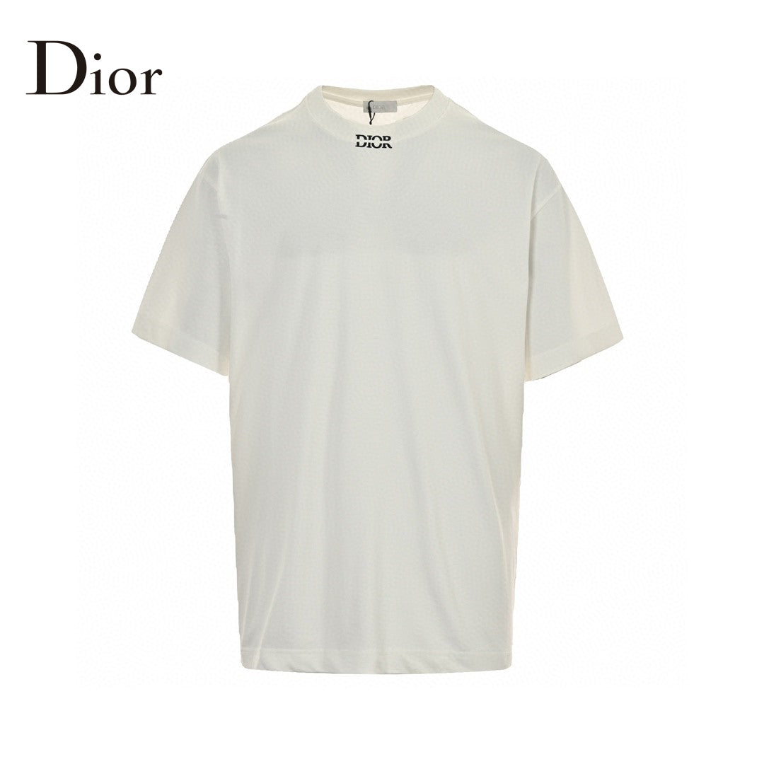 T-shirt blanc minimaliste Dior