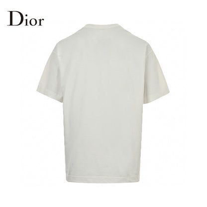 T-shirt blanc minimaliste Dior