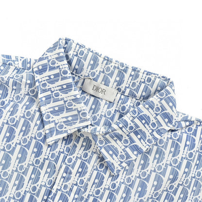 Chemise Dior à imprimé monogramme