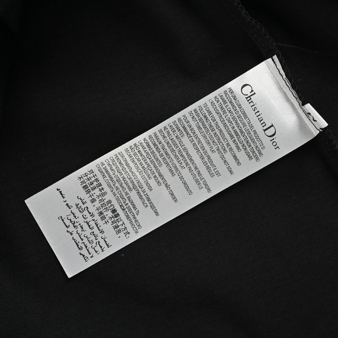 T-shirt noir oversize Dior à logo