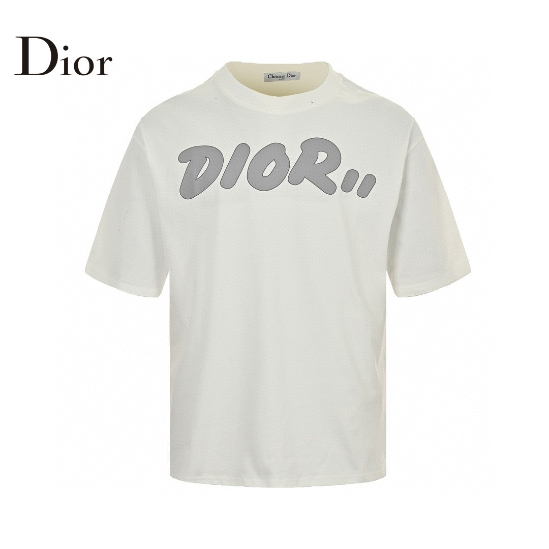 T-shirt blanc oversize Dior à logo