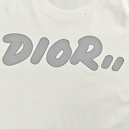 T-shirt blanc oversize Dior à logo