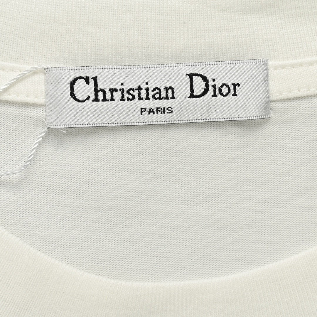 T-shirt blanc oversize Dior à logo