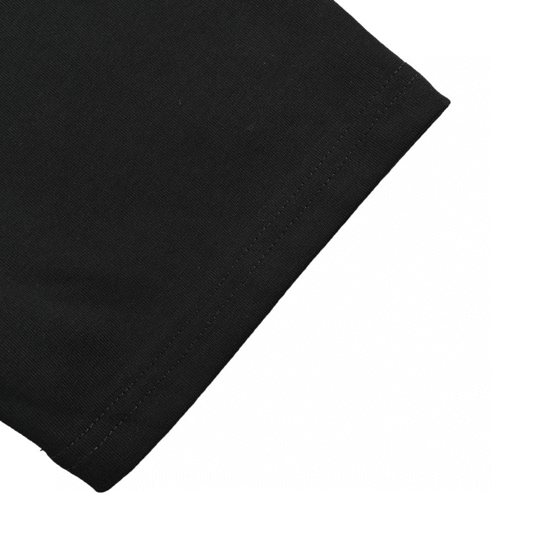 T-shirt noir oversize Dior à logo blanc