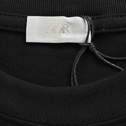 T-shirt noir à motif étoile DIOR