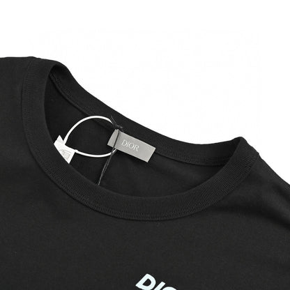 T-shirt Dior - Logo vertical multicolore
