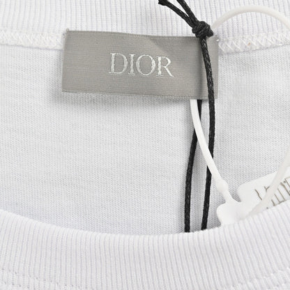 T-shirt Dior - Logo vertical multicolore