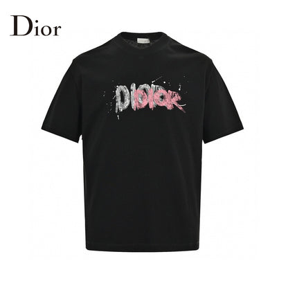 T-shirt Dior - Logo effet coup de peinture