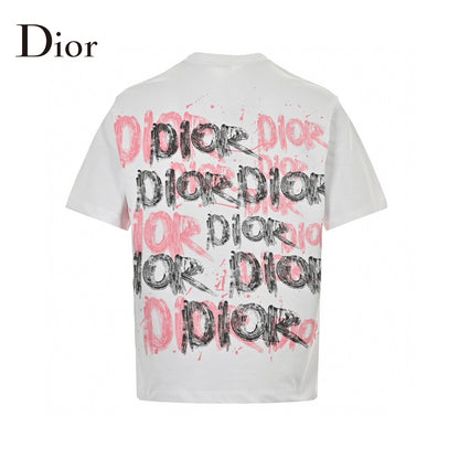 T-shirt Dior - Logo effet coup de peinture