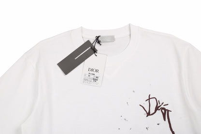 T-shirt Dior avec logo marron