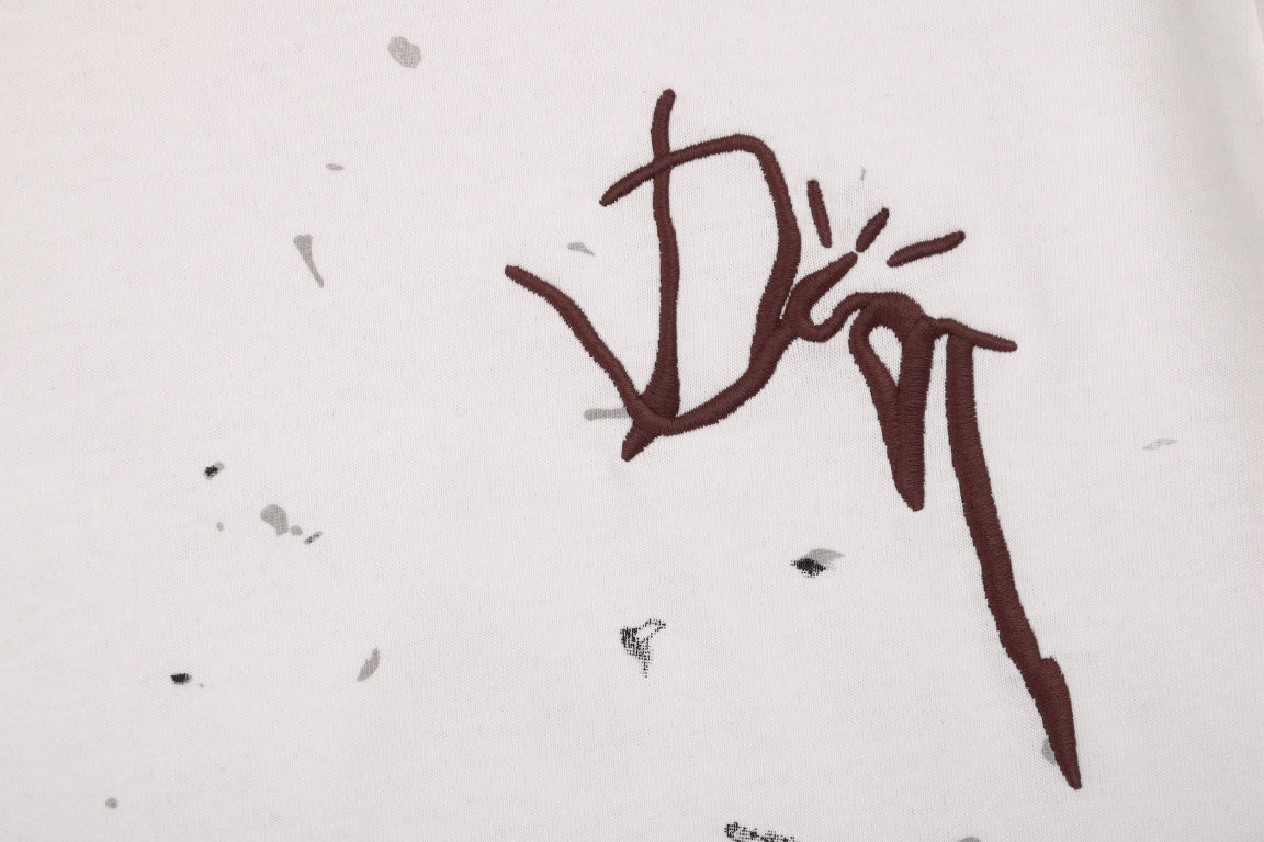 T-shirt Dior avec logo marron