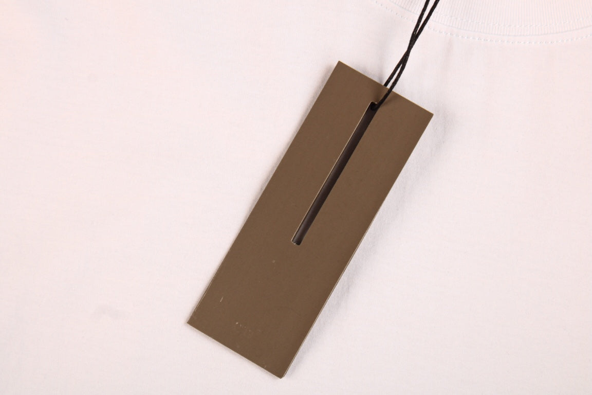 T-shirt Dior avec logo minimaliste (blanc)