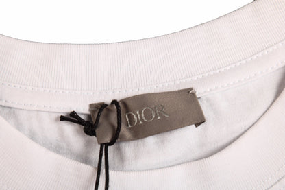 T-shirt Dior avec logo minimaliste (blanc)