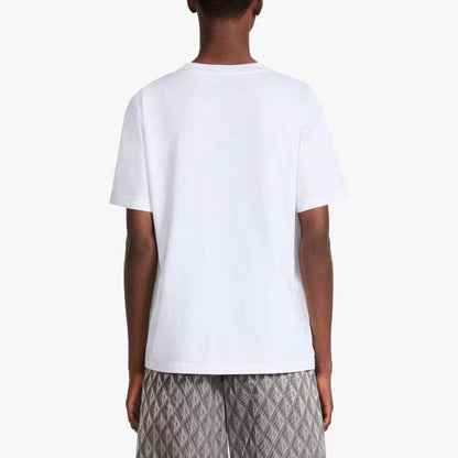 T-shirt Dior avec logo minimaliste (blanc)