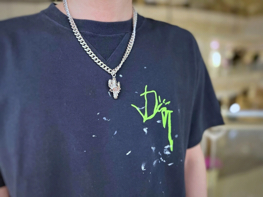 T-shirt Dior avec logo néon