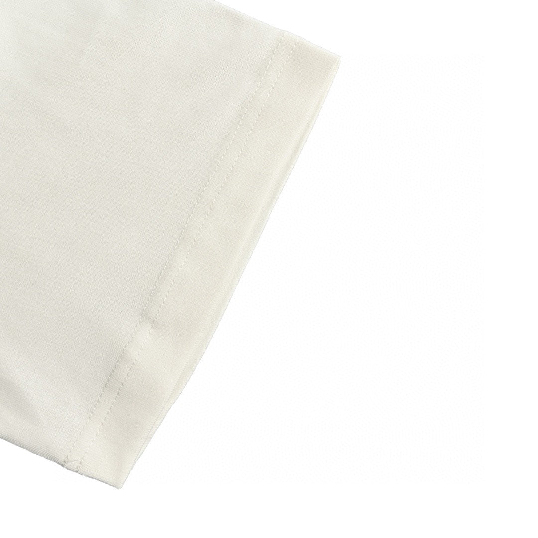 T-shirt blanc Dior avec logo audacieux