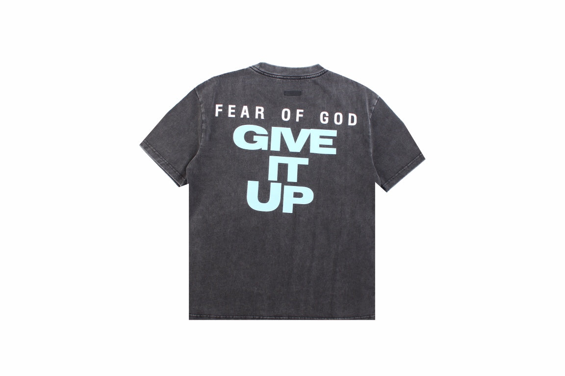 T-shirt Fear of God avec le texte « Give It Up »