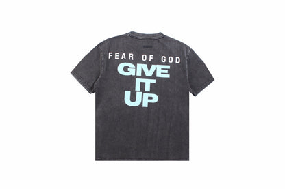 T-shirt Fear of God avec le texte « Give It Up »