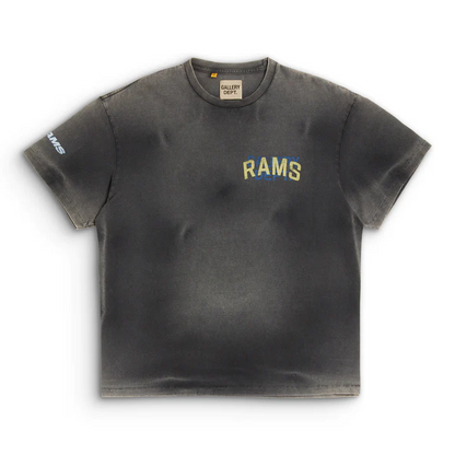 Gallery Dept. x T-shirt noir délavé au soleil des LA Rams