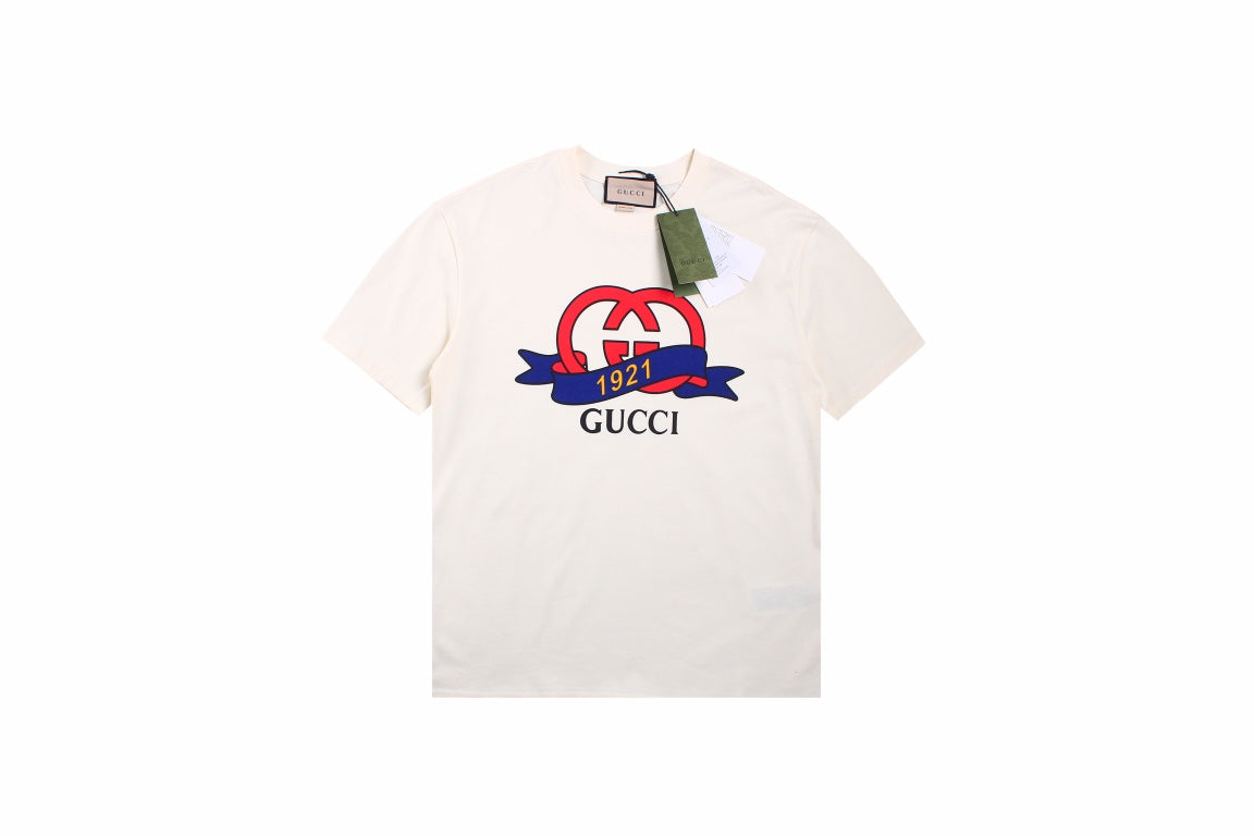 T-shirt Gucci 1921e anniversaire - Blanc
