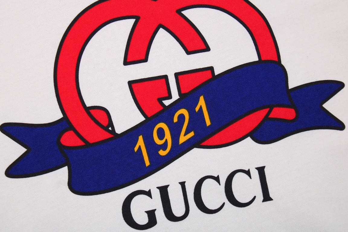 T-shirt Gucci 1921e anniversaire - Blanc