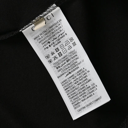 T-shirt noir Gucci à motif ours