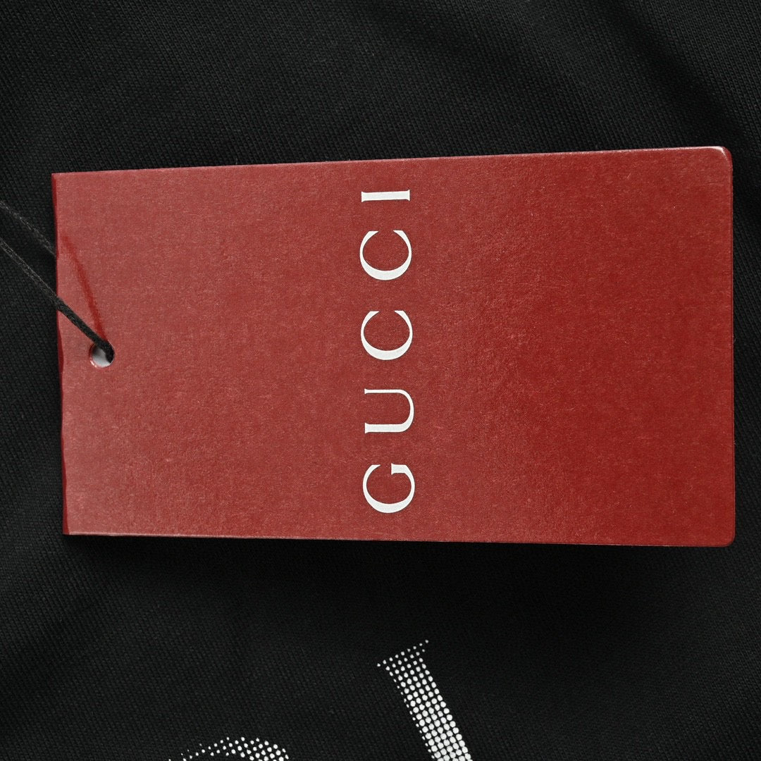 T-shirt noir Gucci avec logo Firenze 1921