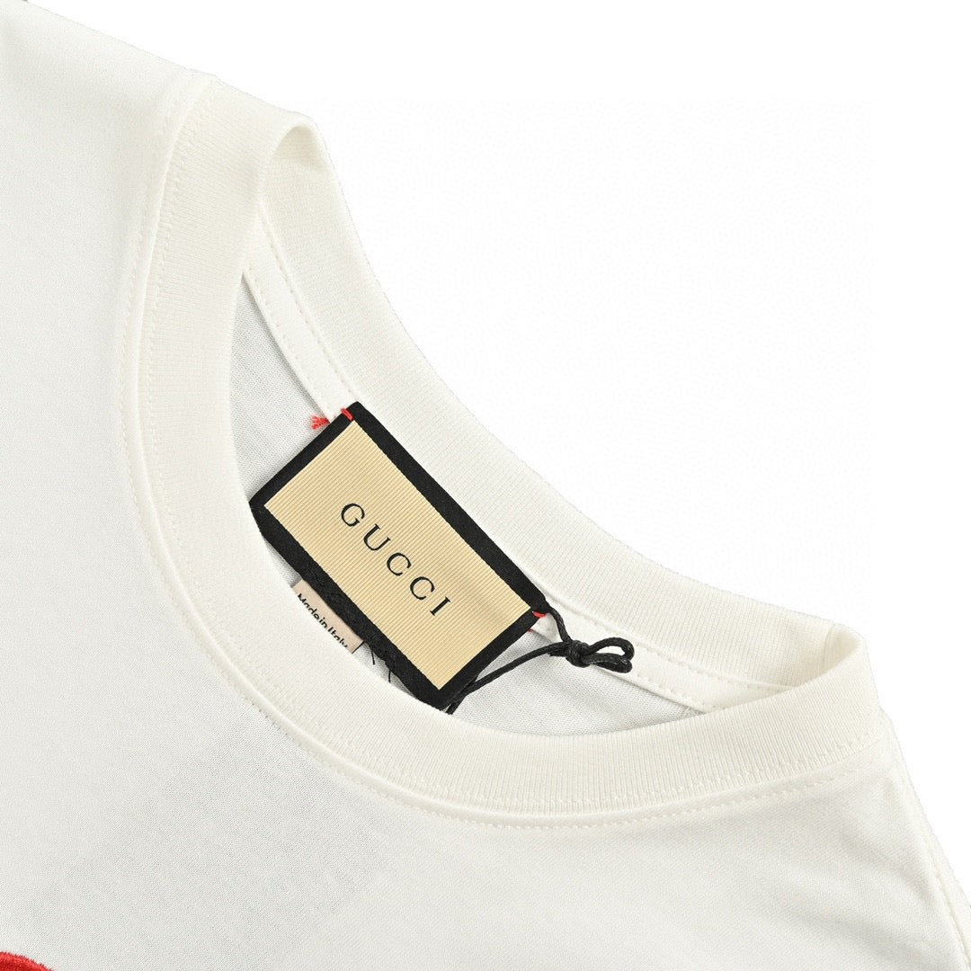 T-shirt Gucci Cherries (blanc)