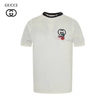 T-shirt Gucci brodé de cerises