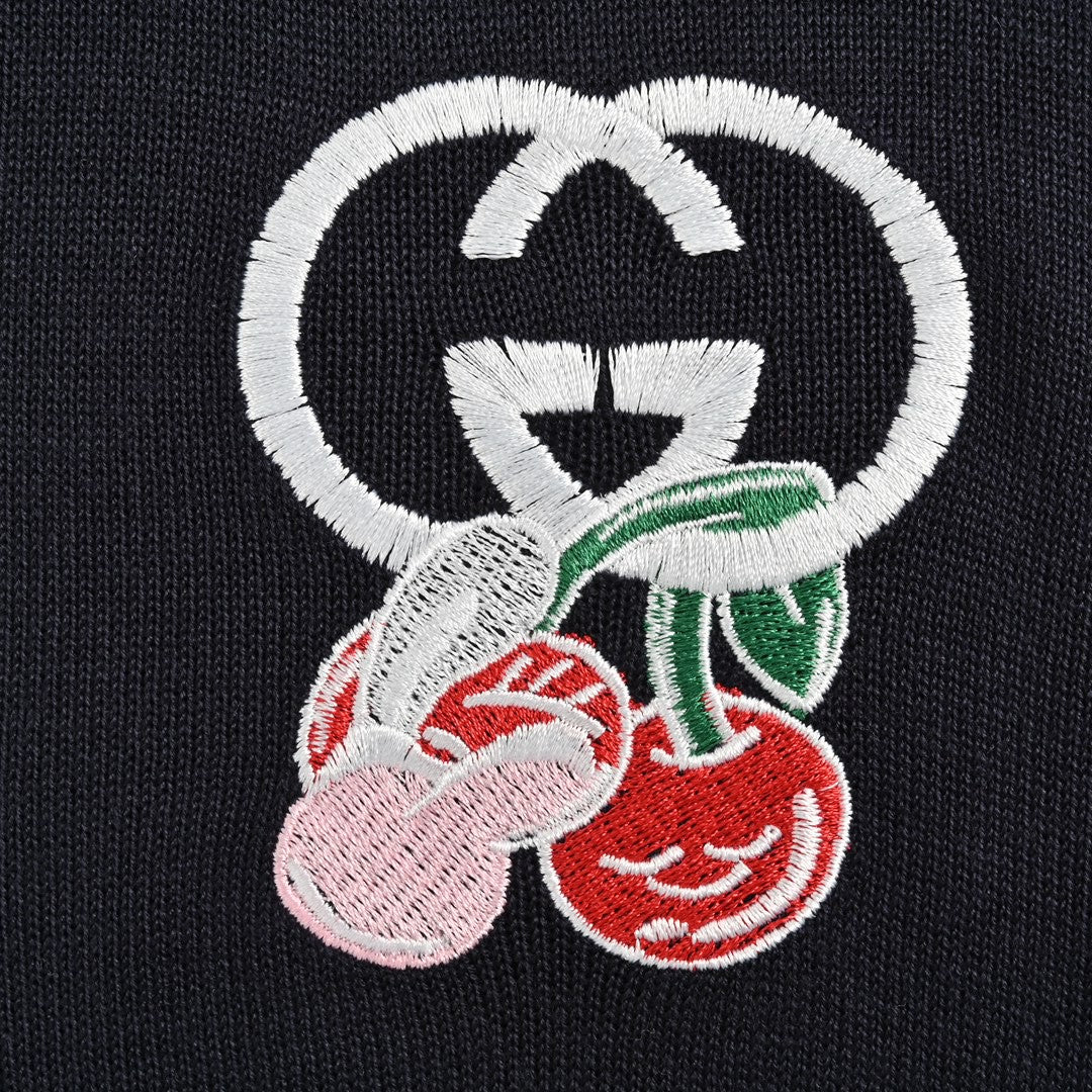 T-shirt Gucci brodé de cerises