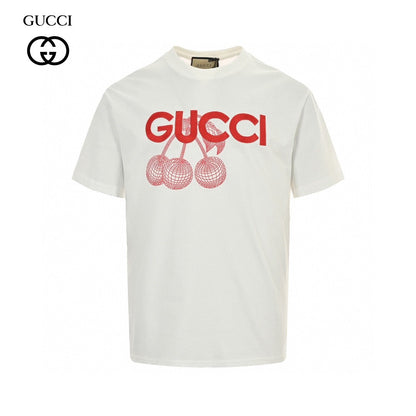 T-shirt graphique Gucci Cherry (blanc)