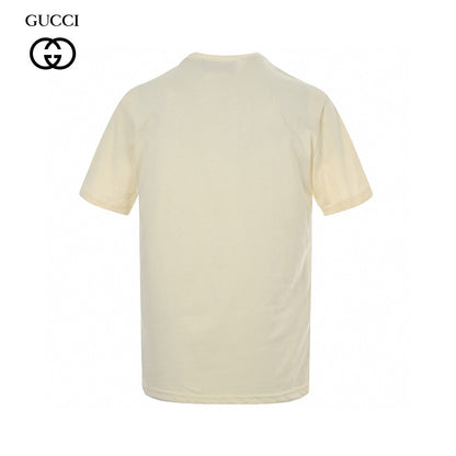 T-shirt Gucci crème avec motif ours