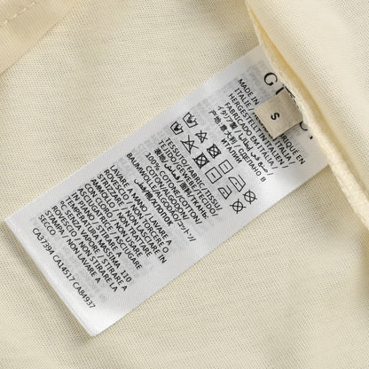 T-shirt Gucci crème avec motif ours