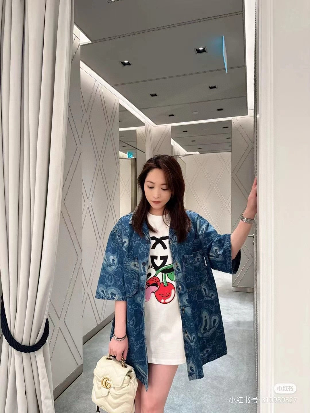 Chemise en jean Gucci