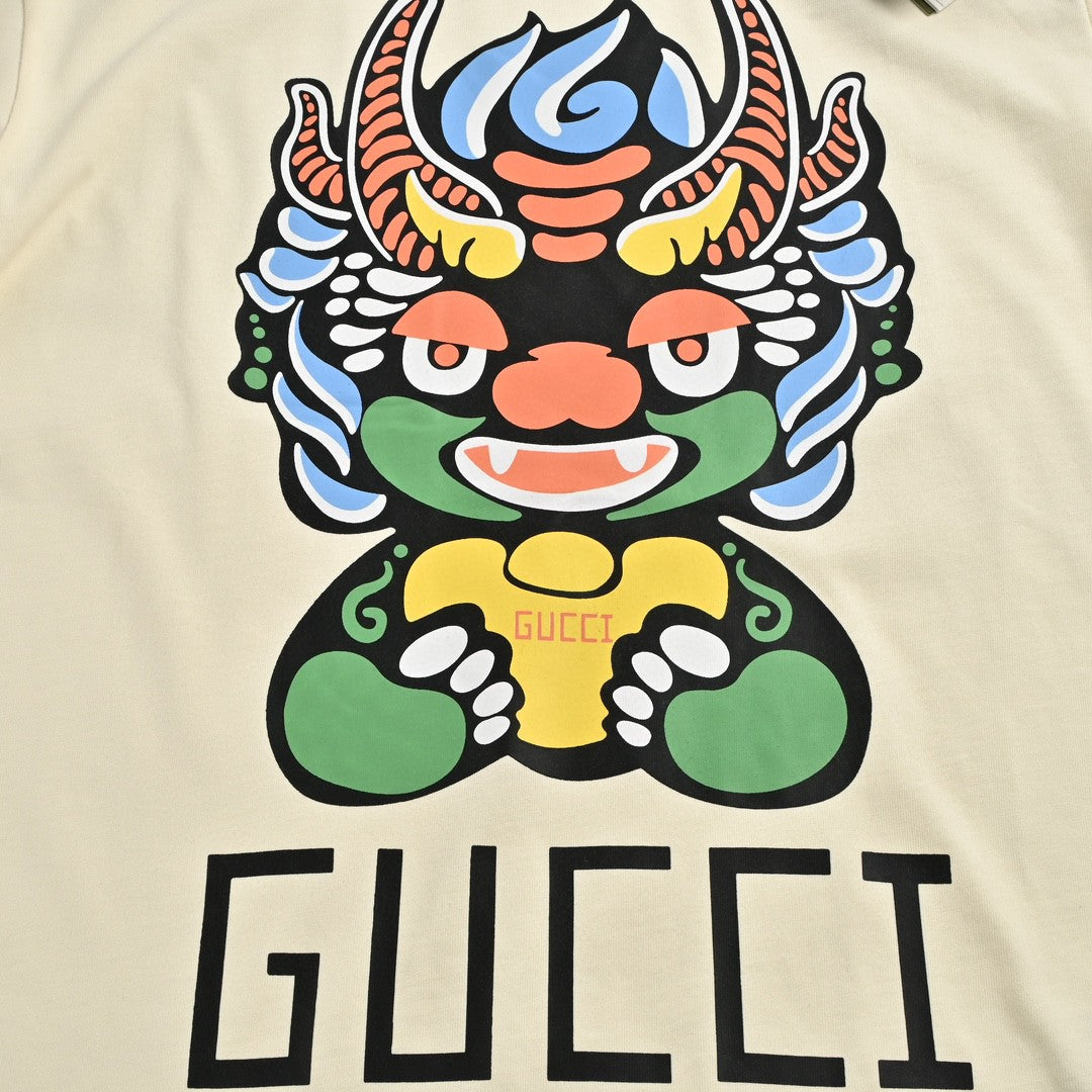 T-shirt graphique Gucci Dragon
