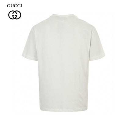 T-shirt blanc orné Gucci