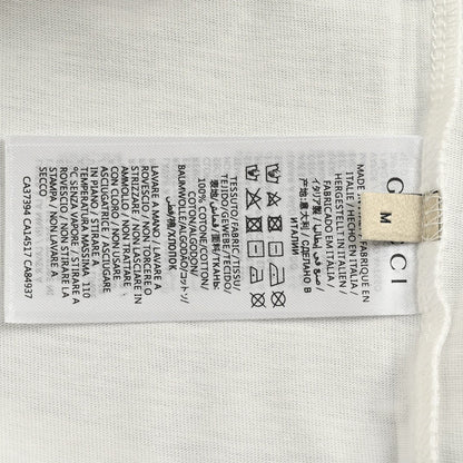 T-shirt blanc orné Gucci