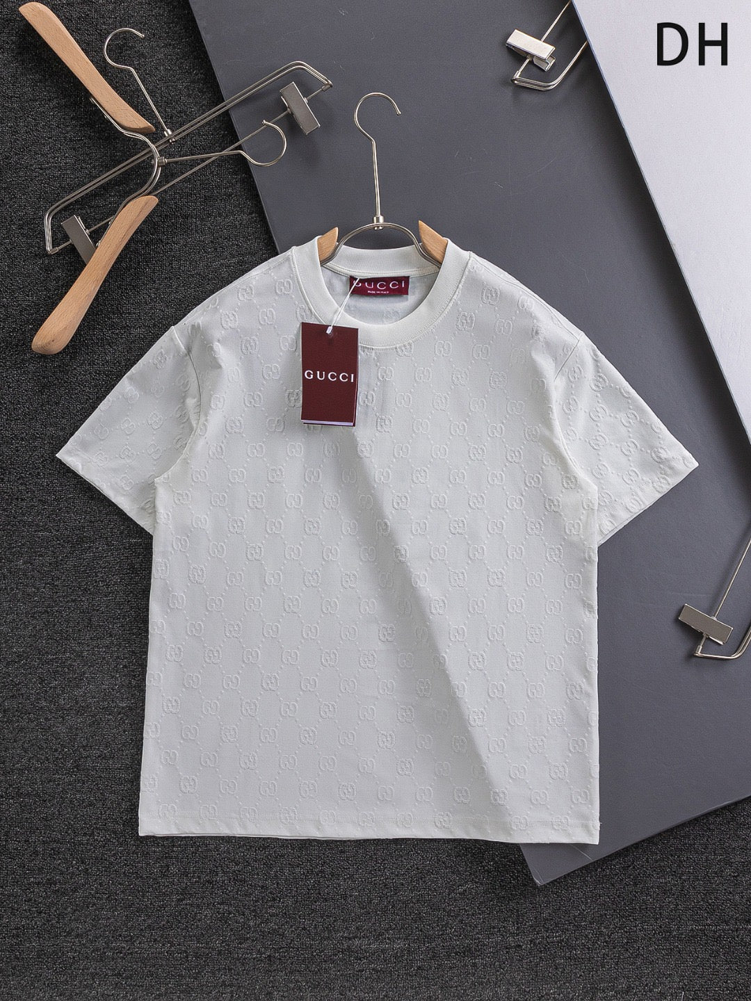 T-shirt Gucci à motif GG (blanc)