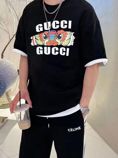 T-shirt graphique Gucci (noir)