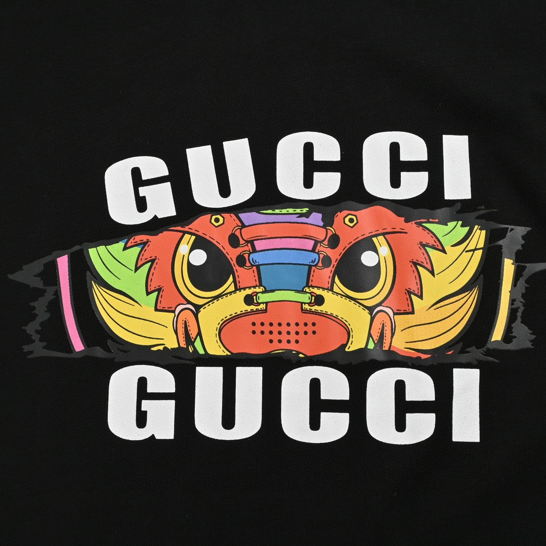 T-shirt graphique Gucci (noir)