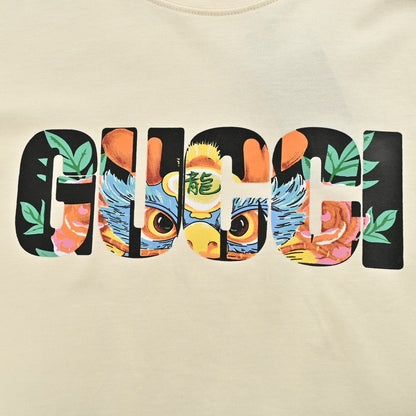 T-shirt graphique Gucci (crème)
