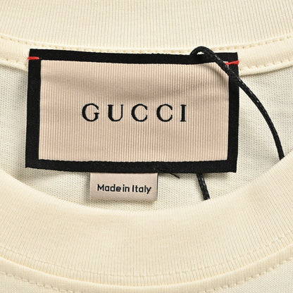 T-shirt graphique Gucci (crème)