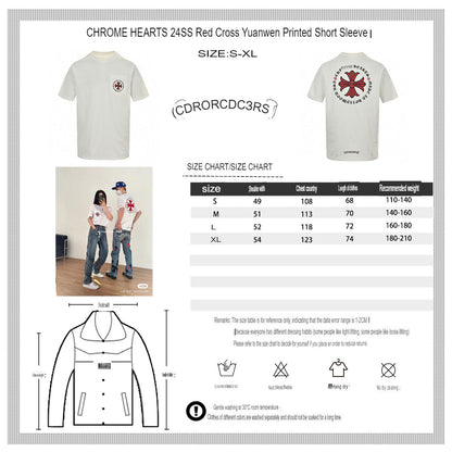 T-shirt blanc Gucci à poche et motif floral en forme de cœur