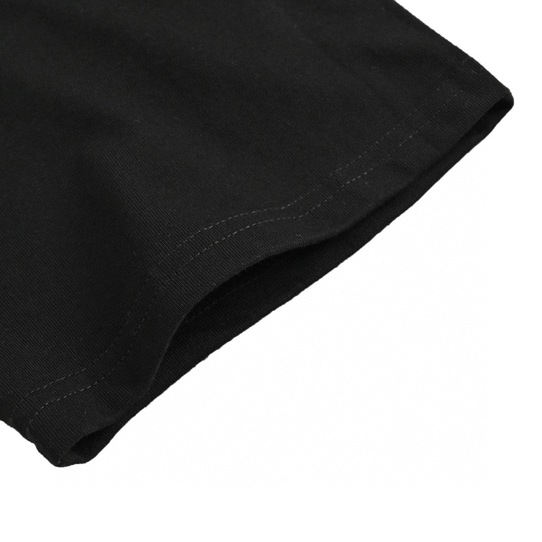 T-shirt noir Gucci à motif GG entrelacé