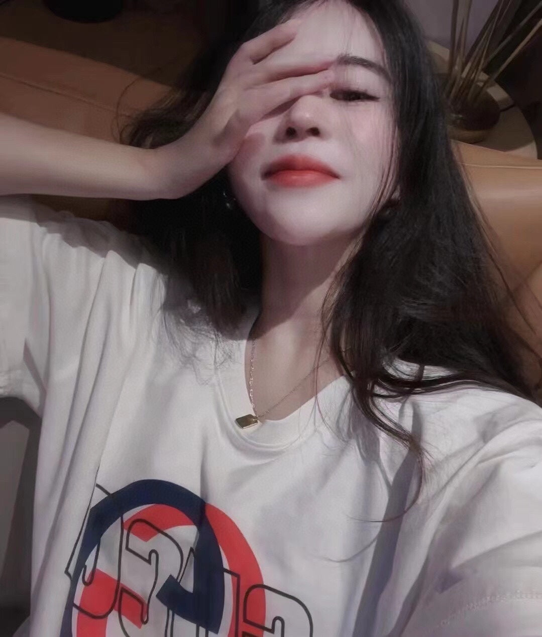 T-shirt Gucci à motif GG entrelacé - Blanc