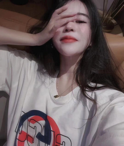 T-shirt Gucci à motif GG entrelacé - Blanc