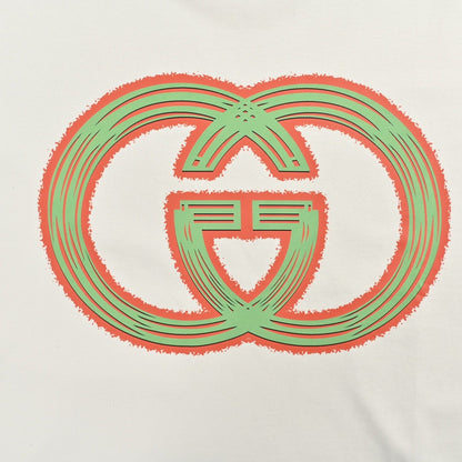 T-shirt Gucci multicolore à logo G entrelacé