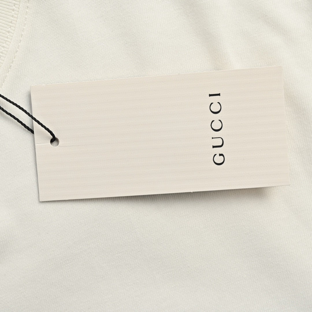 T-shirt Gucci multicolore à logo G entrelacé