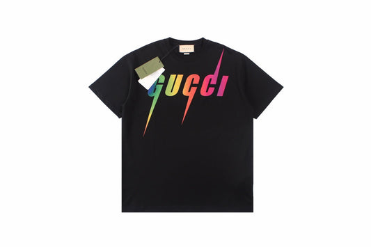 T-shirt Gucci Rainbow Lightning (noir)